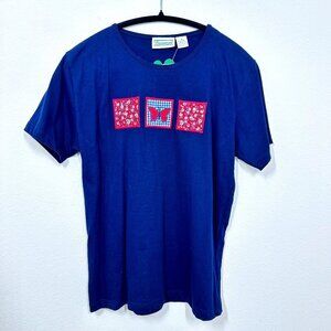 Vintage Deadstock Shenanigans Applique Embroidered Cottagecore Grannycore NWT M